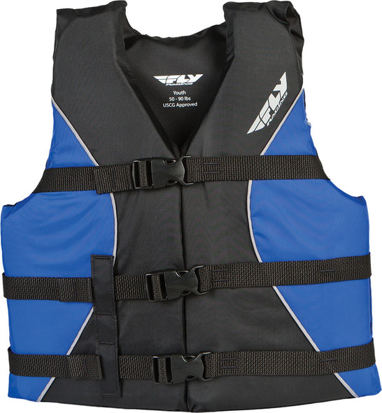 Fly Racing Life Vest Blue/Black Youth 46022785 Youth Blu