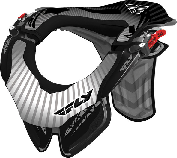 Fly Racing Podium Neck Brace Black/White L/X 360-7121