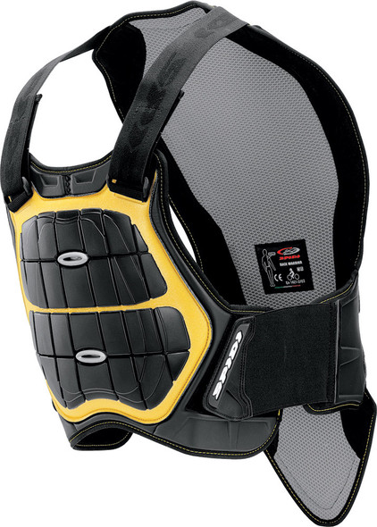 Spidi Defender Back & Chest Black/Yellow 5'4"-5'7" Z120-016 160-170 Cm