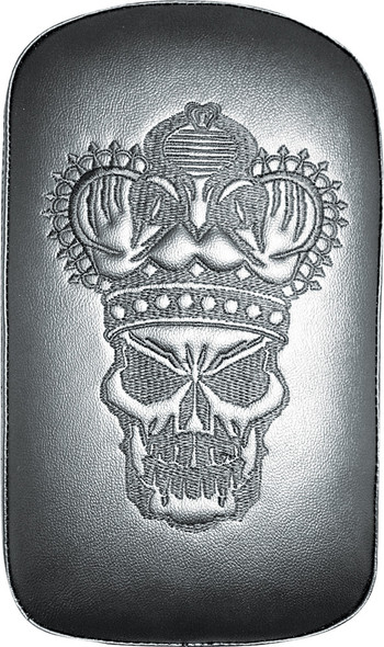 Phantom Pad Vinyl Embroidery Pad Crown Skull 1.75X6" Se301Vcsb