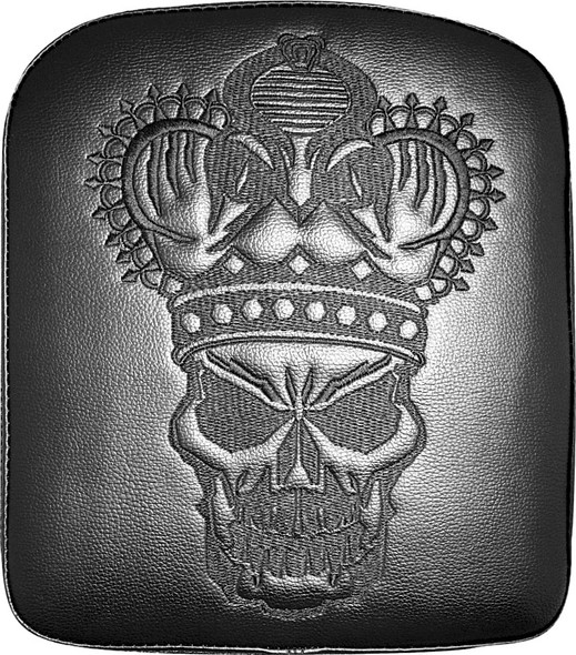 Phantom Pad Vinyl Embroidery Pad Crown Skull 1.75X9" Se303Vcsb