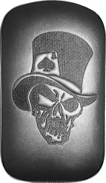 Phantom Pad Vinyl Embroidery Pad Top Hat Skull 1.75X6" Se301Vthsb