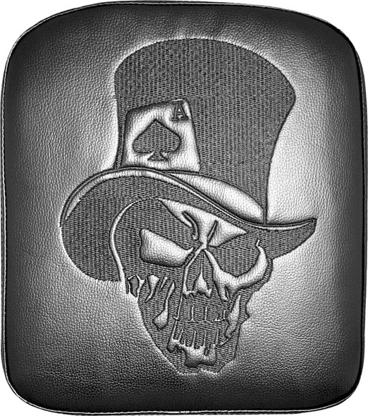 Phantom Pad Vinyl Embroidery Pad Top Hat Skull 1.75X9" Se303Vthsb