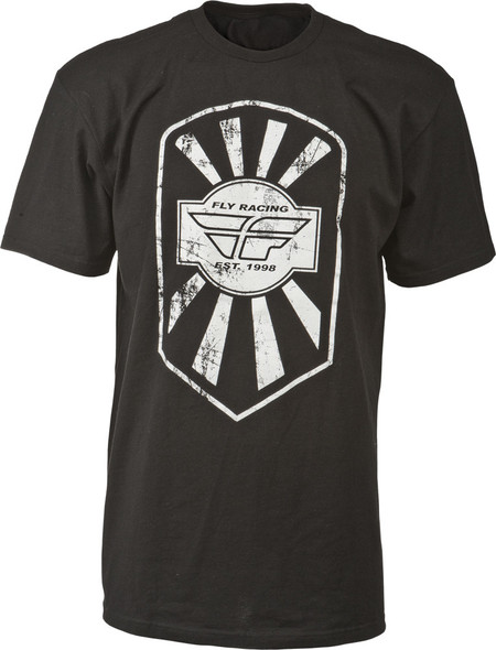 Fly Racing Badge Tee Black L 352-0500L