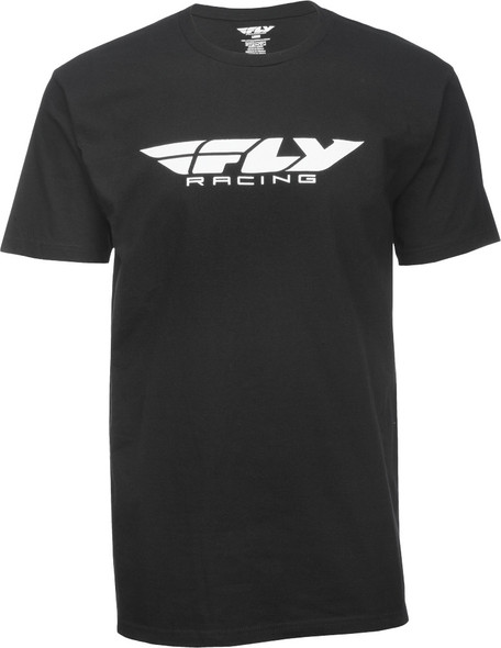 Fly Racing Corporate Tee Black Ym 352-0240Ym