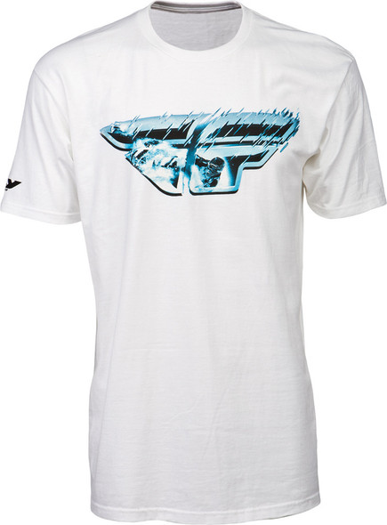 Fly Racing Focus Tee White L #5817 352-0514~4
