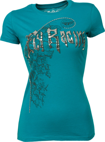 Fly Racing Mojave Ladies Tee Teal X 356-0289X