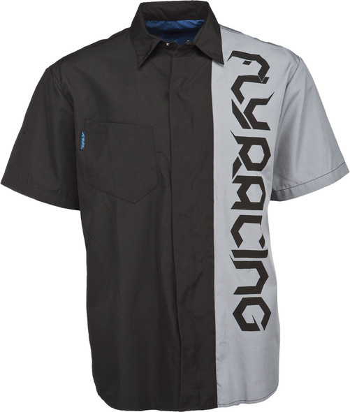 Fly Racing Pit Shirt Black/Grey 3X 352-61203X