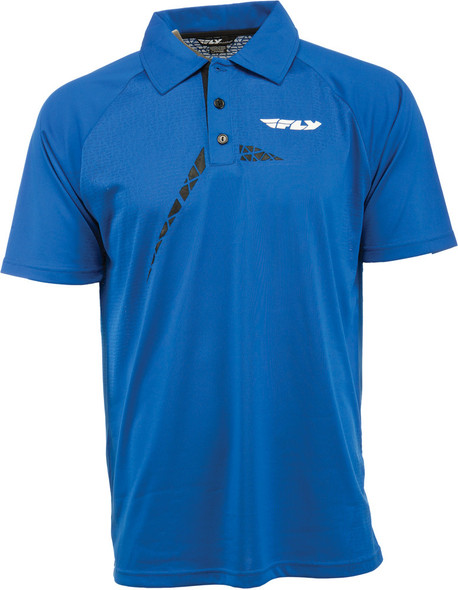 Fly Racing Polo Blue 2X 352-61412X