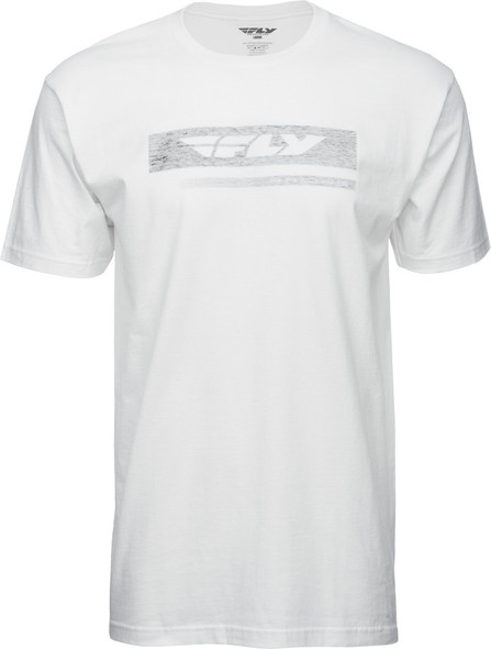 Fly Racing Refined Tee White M 352-0824M