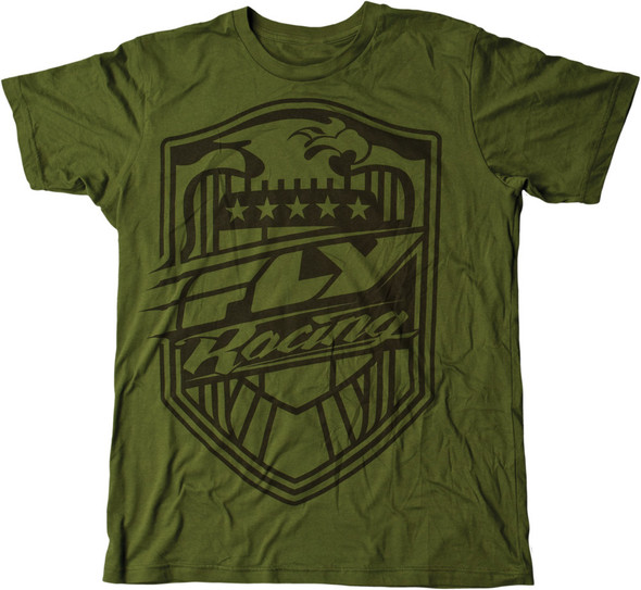Fly Racing Squad Tee Green S 352-0225S