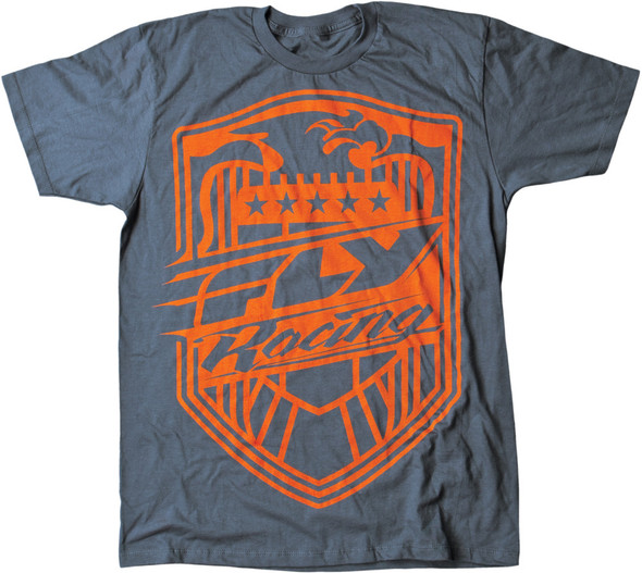 Fly Racing Squad Tee Grey L 352-0226L