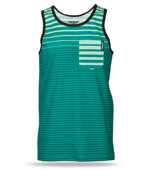 Fly Racing Stoked Tank Teal L 353-9019L