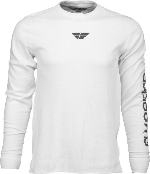 Fly Racing Thermal L/S Tee White S 352-4074S