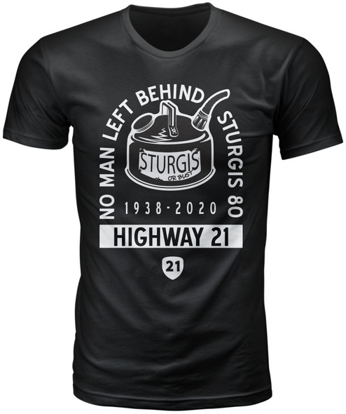 Highway 21 Sturgis Tee Black Lg 489-1960L