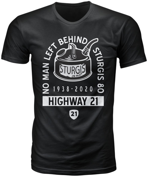 Highway 21 Sturgis Tee Black Md 489-1960M