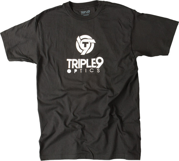 Triple 9 Logo Tee Black Lg 37-2720L