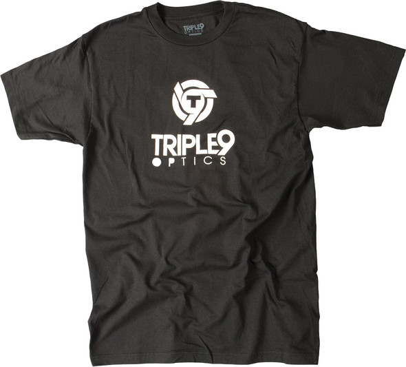 Triple 9 Logo Tee Black Sm 37-2720S
