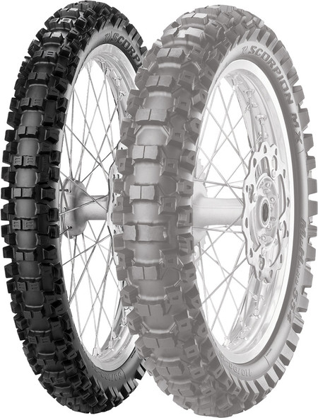 Pirelli Tire Mx32 Mid Hard 554 Front 90/100-21 57M Bias Tt 2149100