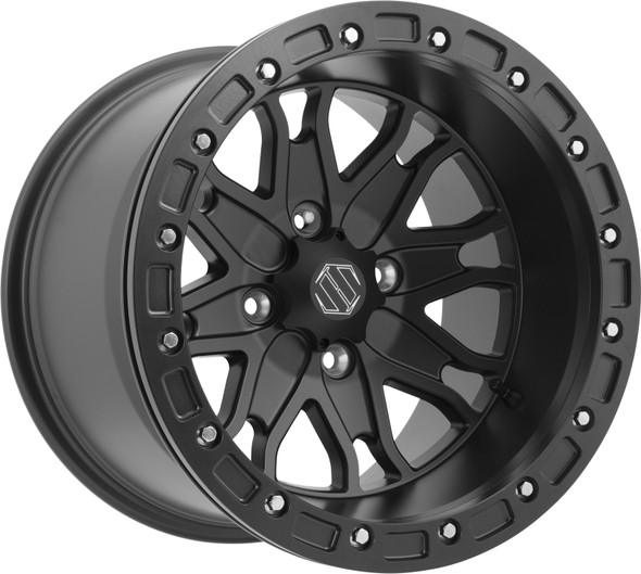 Hiper Raptor M.Blk 14X8 4X137 4+4 Wheel 1480-Krsbk-44-Sbl-Bk