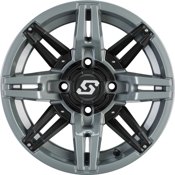 Sedona Rukus Le Wheel 14X7 4/137 5+2 (+10Mm) Blk/Stealth Grey A83Sg-B-47037-52S