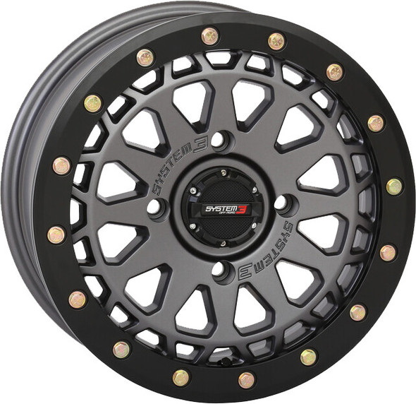 System 3 Sb6 Bl Wheel 15X7 4+3 (+10Mm) 4/137 Gun Metal Grey 15S3-6636