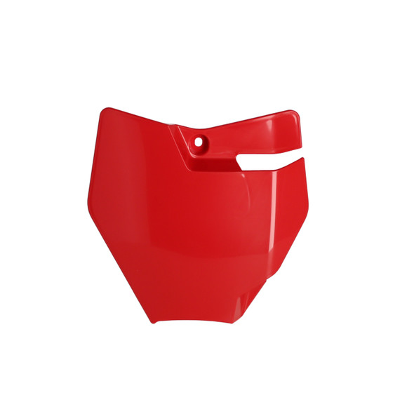 Acerbis Front Number Plate Red Gas 2980610004