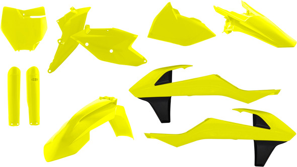 Acerbis Full Plastic Kit Fluorescent Yellow 2421064310