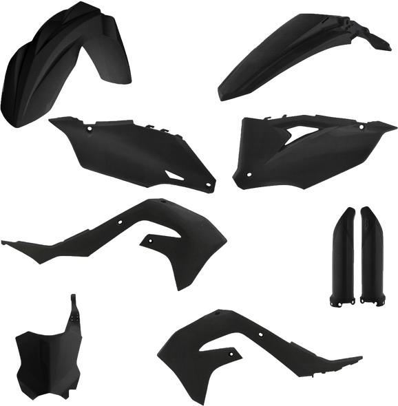 Acerbis Full Plastic Kit Kaw Black Metallic 2736297440