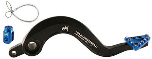 Hammerhead Rear Brake Lever Kit Rotating Tip Black/Blue 02-0222-23-22
