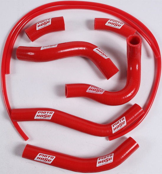 Moto Hose Silicone Hose Kit (Red) 24-125R