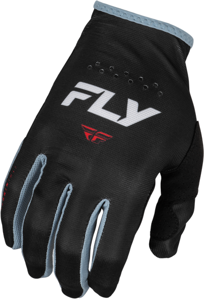 Fly Racing Lite Gloves Black/White/Red 3X 377-7103X