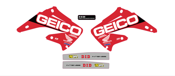 D-Cor Complete Kit 20 Geico Hon Crf 150R (07-20) Blk Bg 20-10-200