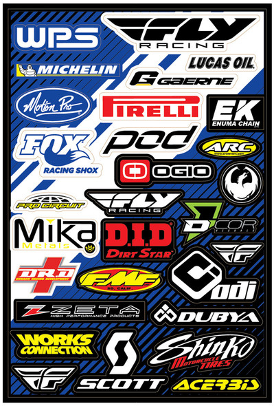 D-Cor Wps Logo Decal Sheet 40-40-601