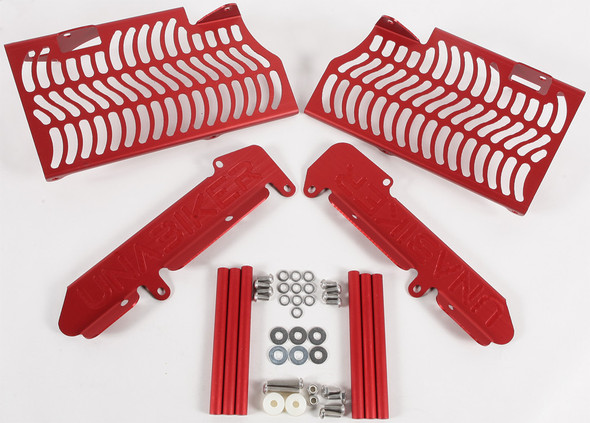 Unabiker Radiator Guard (Red) Hf450R7-R