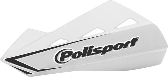 Polisport Qwest Handguards W/Plastic Mounting Kit White 8304200030