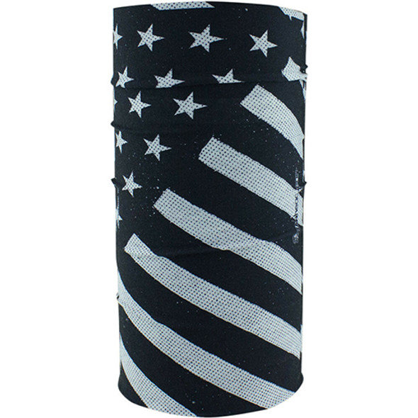 Balboa Motley Tube Fleece Lined Black & White Flag Tf091