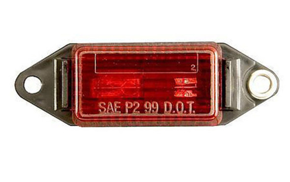 Optronics Mini Marker/Clearance Light Red Mc-11Rs