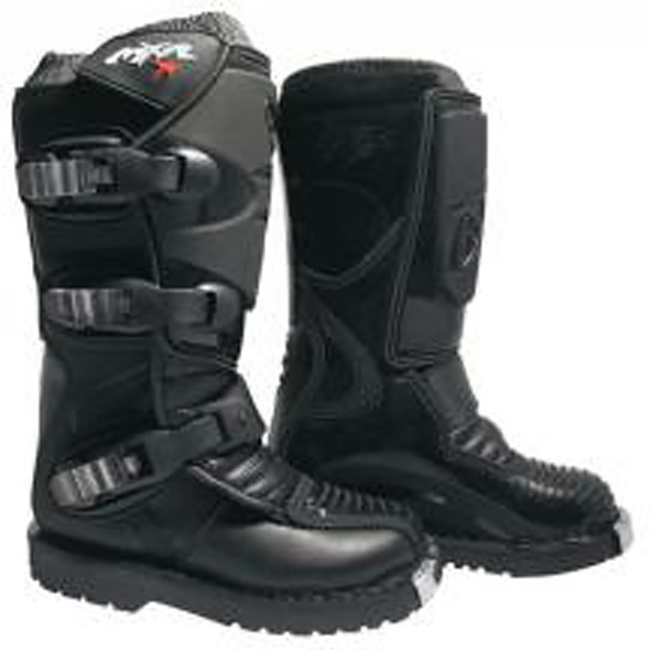 Motovan Mxrx Gladiator Kids Boots Black Size 8 75-6209
