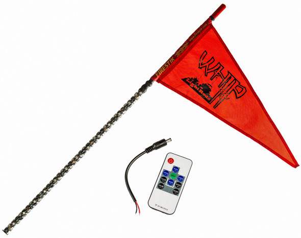 Whip It Black 3Ft Led Flag 36-2131