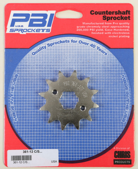 Pbi Front Cs Sprocket Steel 12T-520 Hon 361-12