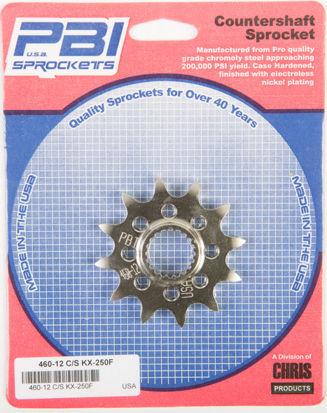 Pbi Front Cs Sprocket Steel 12T-520 Kaw 460-12