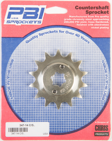 Pbi Front Cs Sprocket Steel 14T-520 Yam 347-14