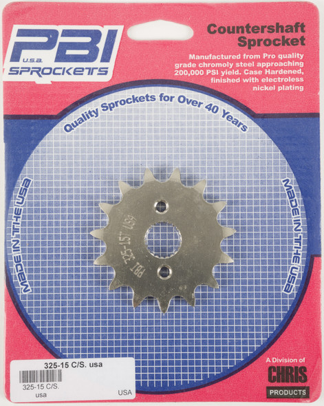 Pbi Front Cs Sprocket Steel 15T-420 Hon 325-15