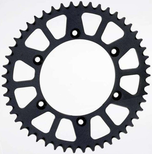 Sunstar Rear Sprocket Aluminum 49T-520 Blk Kaw/Suz 5-361949Bk