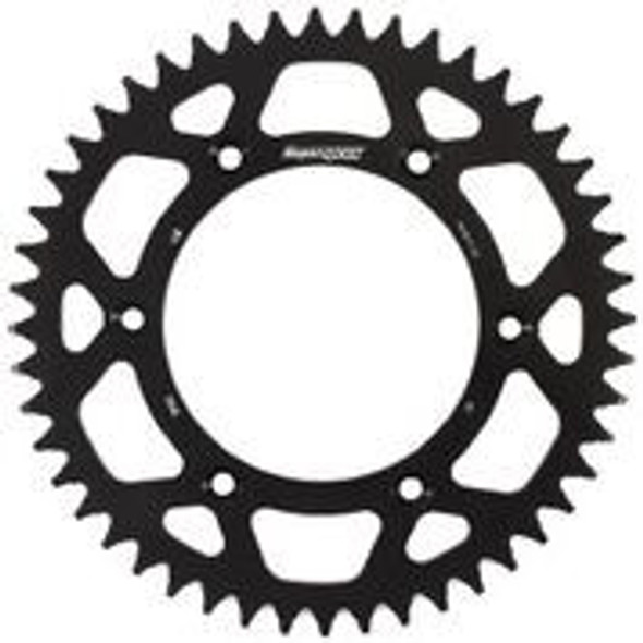 Supersprox Rear Sprocket Aluminum 48T-520 Blk Hus/Husq/Ktm Ral-990-48-Blk