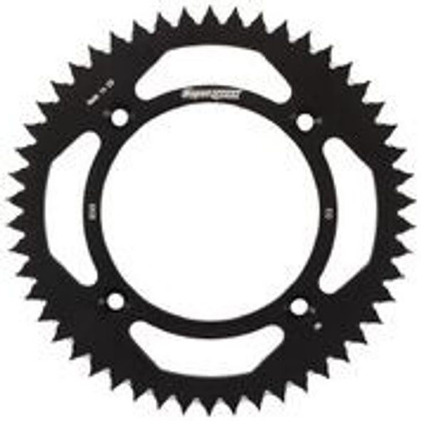 Supersprox Rear Sprocket Aluminum 50T-428 Blk Husq/Ktm Ral-898-50-Blk