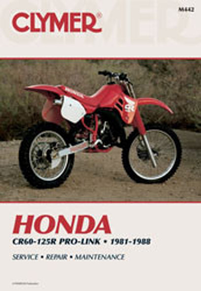 Clymer Repair Manual Hon Cr60-125R Cm442