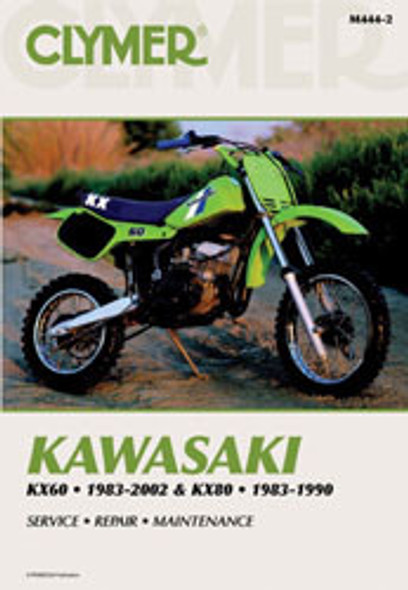 Clymer Repair Manual Kaw Kx60-80 Cm4442