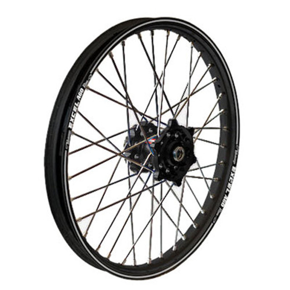 Dubya Front Wheel 1.40 X 14 Black Hub Black Rim 56-1132Bb